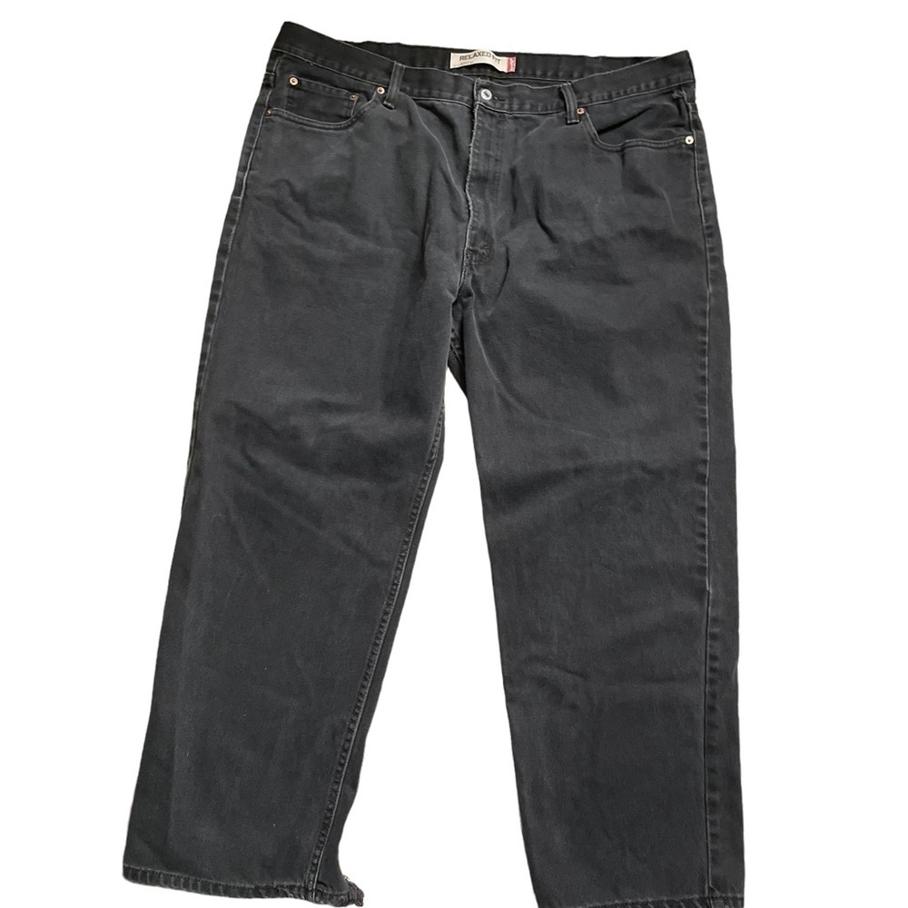 Vintage Levi’s 550 relaxed fit black cotton high waist unisex jeans - Picture 3 of 11